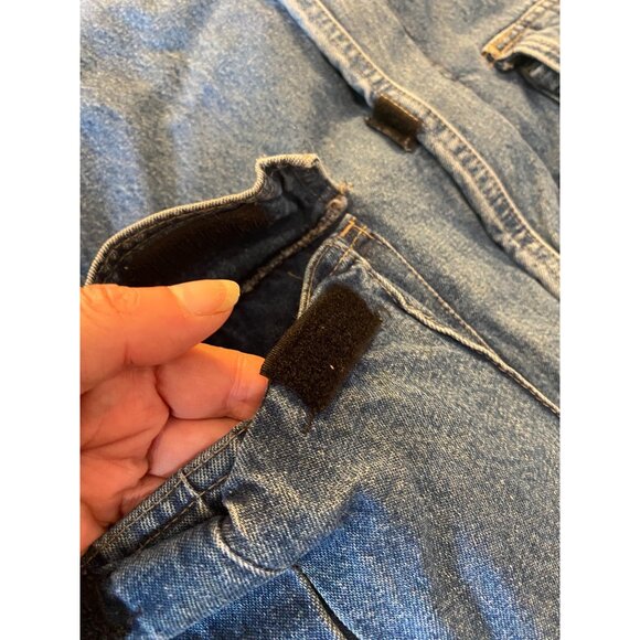 Dickies Denim Jacket With Quilted Lining & Corduroy Collar XL - Picture 6 of 11